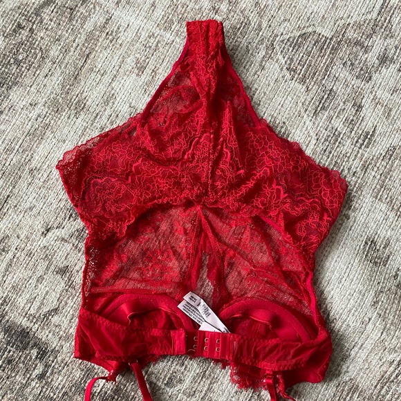 Victorias Secret One Piece Lingerie Suit | Red | Small - Picture 2 of 3